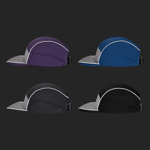 Croogo Soft Brim Baseball Cap Flat Bill Sports Trucker Hat Men Quick Dry Dad Hats Adjustable Sun Hat Golf Caps,Blue-ABC04