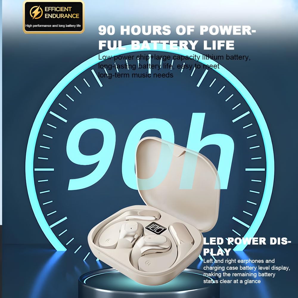 AI Language Translator Earbuds, 144 Languages Translation Earbuds Real Time, OWS Translating Earbuds Headphones Translation Device for iPhone and Android Travel Business Learning