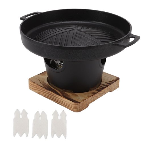 Mini Portable Camping Grill Stove Tabletop Barbecue Grill, Japanese BBQ Grill Pan for Camping Picnic Home Electric Grills Indoor Grills & Griddles (HN-BBQ18D)