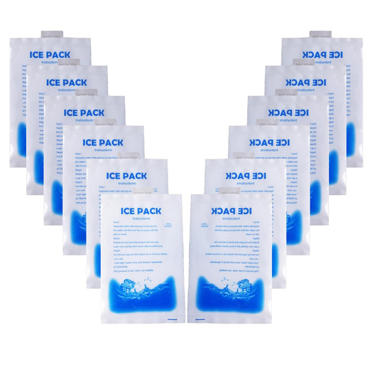 12Pcs Gel Ice Packs for Cooling Vest - Cold Packs for Ice Cooling Safety Vest, Reusable Ice Packs for Injuries Food Preservation