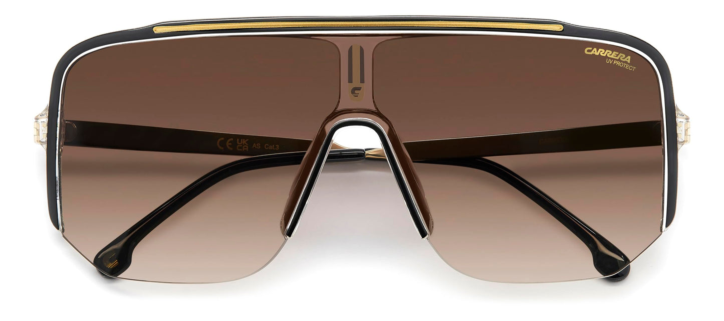 Carrera 1060/S Black Gold/Brown Shaded 99/1/140 unisex Sunglasses