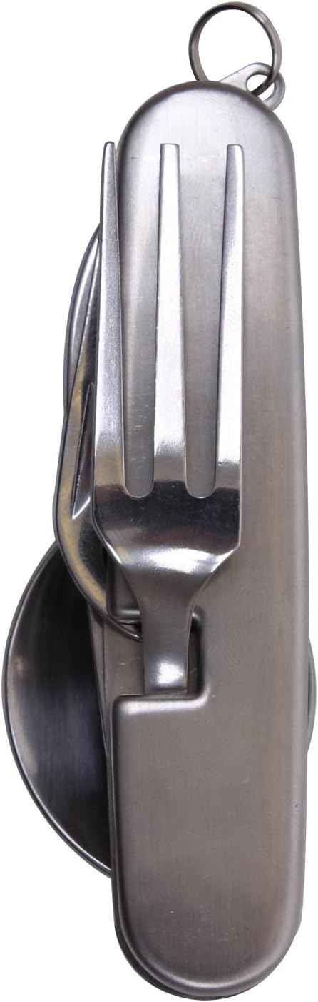 Rothco Folding Chow Set | Portable Camping Utensils & Bowl for Outdoor Dining