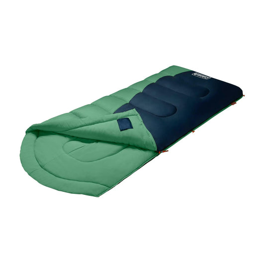 Generic Montauk 40-Degree Cool Weather Semi-Rectangular Big and Tall Sleeping Bag, Green