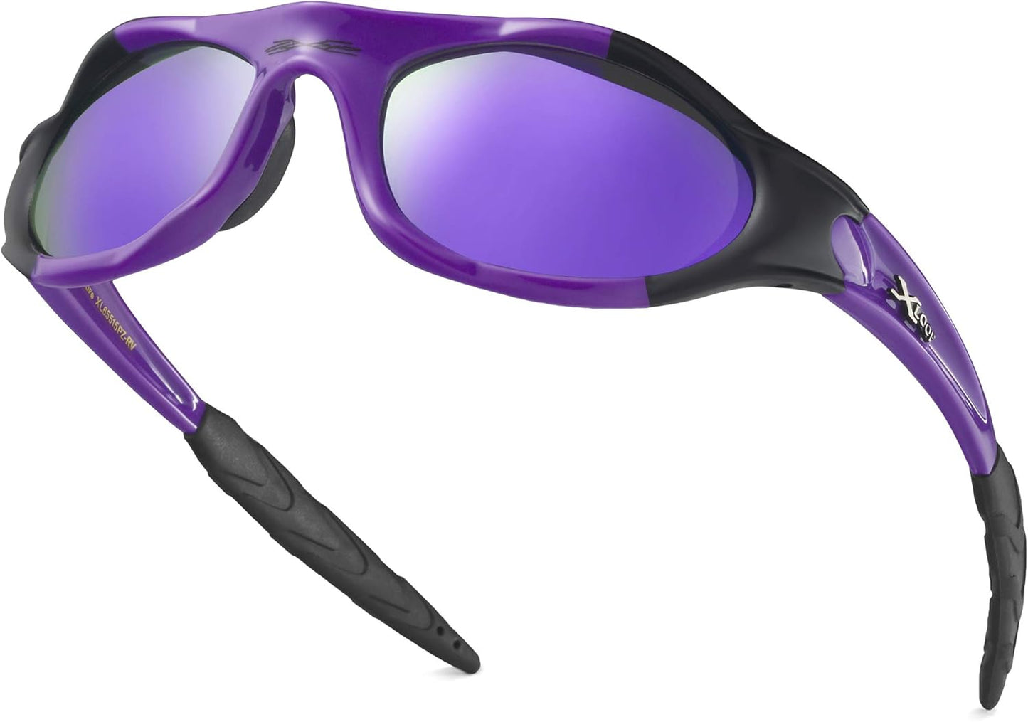 Polarized Youth Sports Sunglasses for Boys & Teens (Ages 8-16) - UV400 Baseball Wraparound