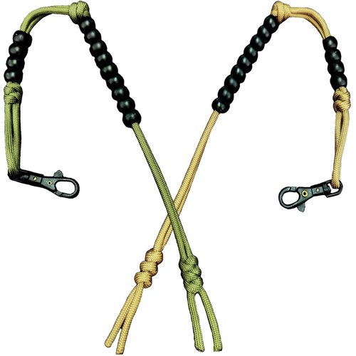 BSGB 2pcs Ranger Pace Count Beads Army Ranger Pace Beads Cord Counter Beads Distance Counter Trail Counter Hiking Beads for Compass Land Navigation Orienteering Kit Camping Hiking Outdoor (15 inches)