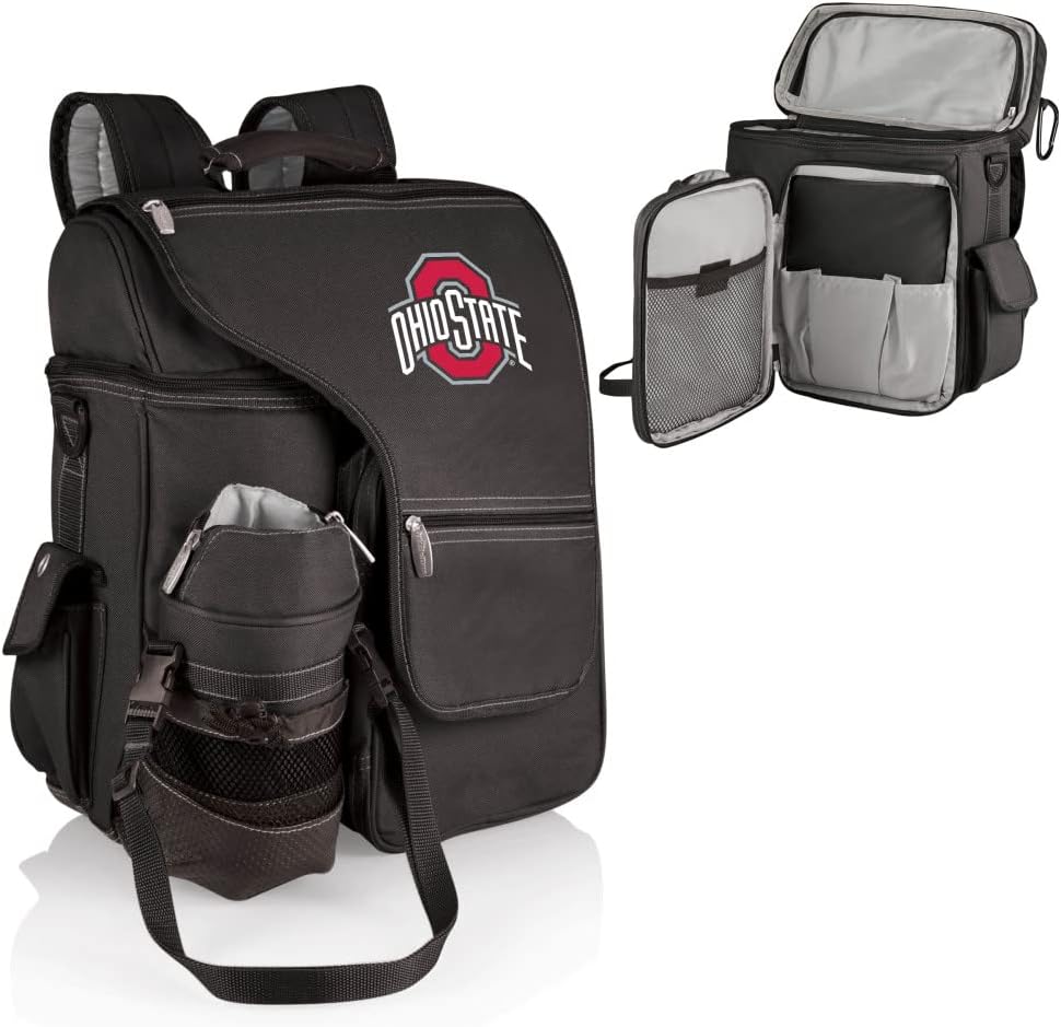 ONIVA - a Picnic Time Brand Ohio State Buckeyes - Turismo Travel Backpack Cooler, (Black)