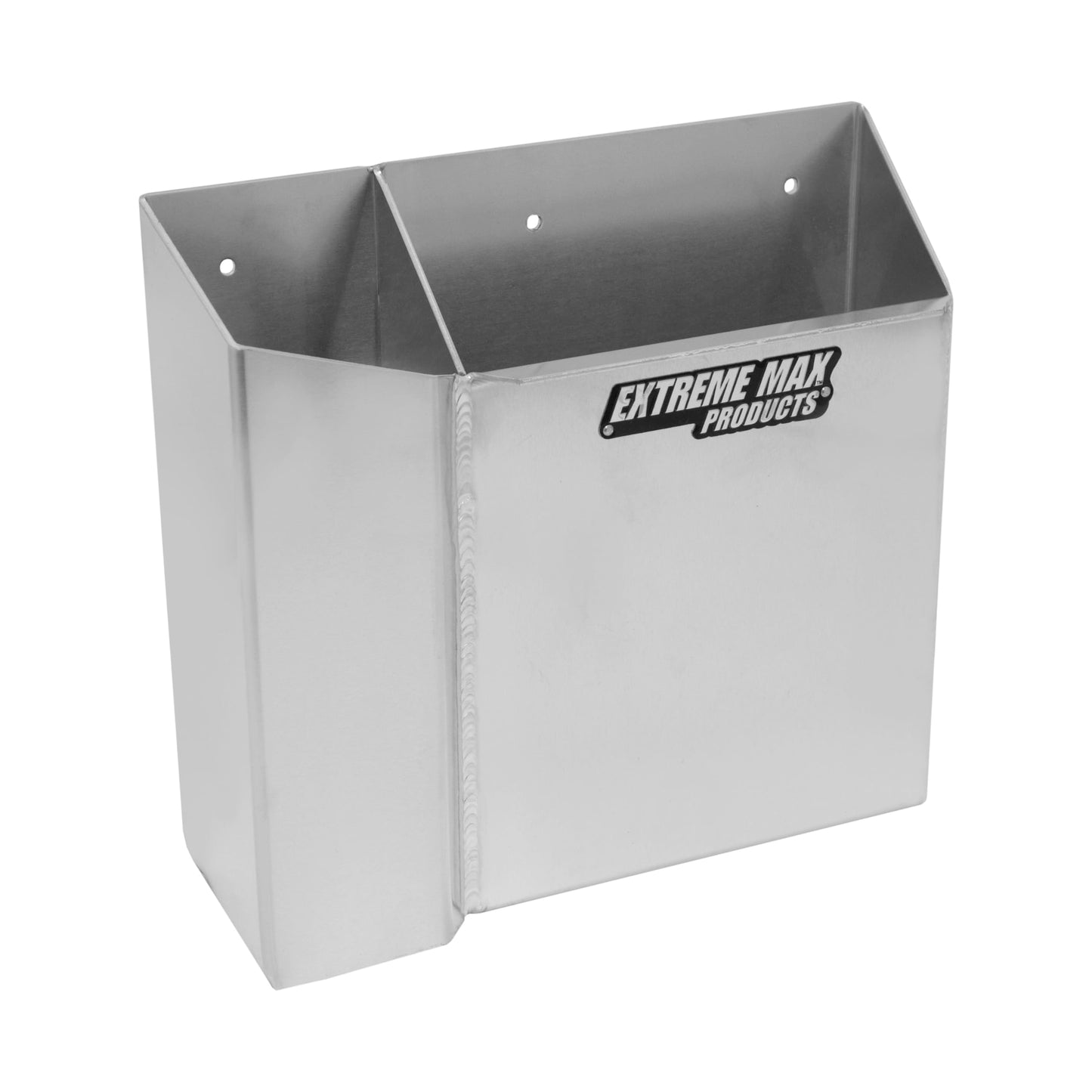 Extreme Max 5001.6368 Grease Gun Holder with Spare Cartridge Slot for Race Trailer, Garage, Shop, Enclosed Trailer, Toy Hauler - Silver