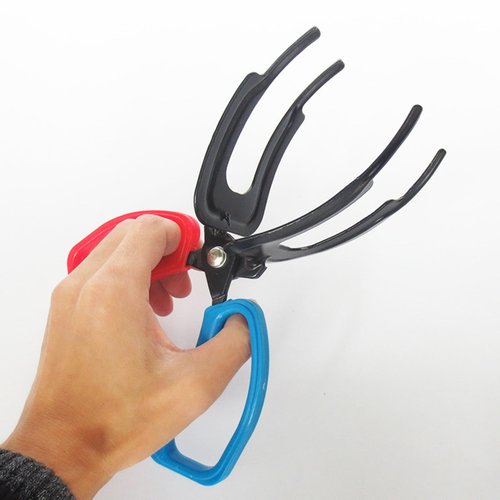 HAOSJINY Metal Fishing Gripper, 3-Claw Fish Pliers, Stainless Steel Fish Gripper, Fish Holder for Most Freshwater Fish (L)