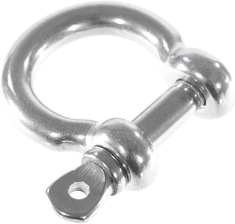 Paracord Planet Stainless Steel and Alloy B-Shackles, D-Shackles, O-Shackles, & U-Shackles for Paracord Survival Bracelets (Pack and Single Sizes)
