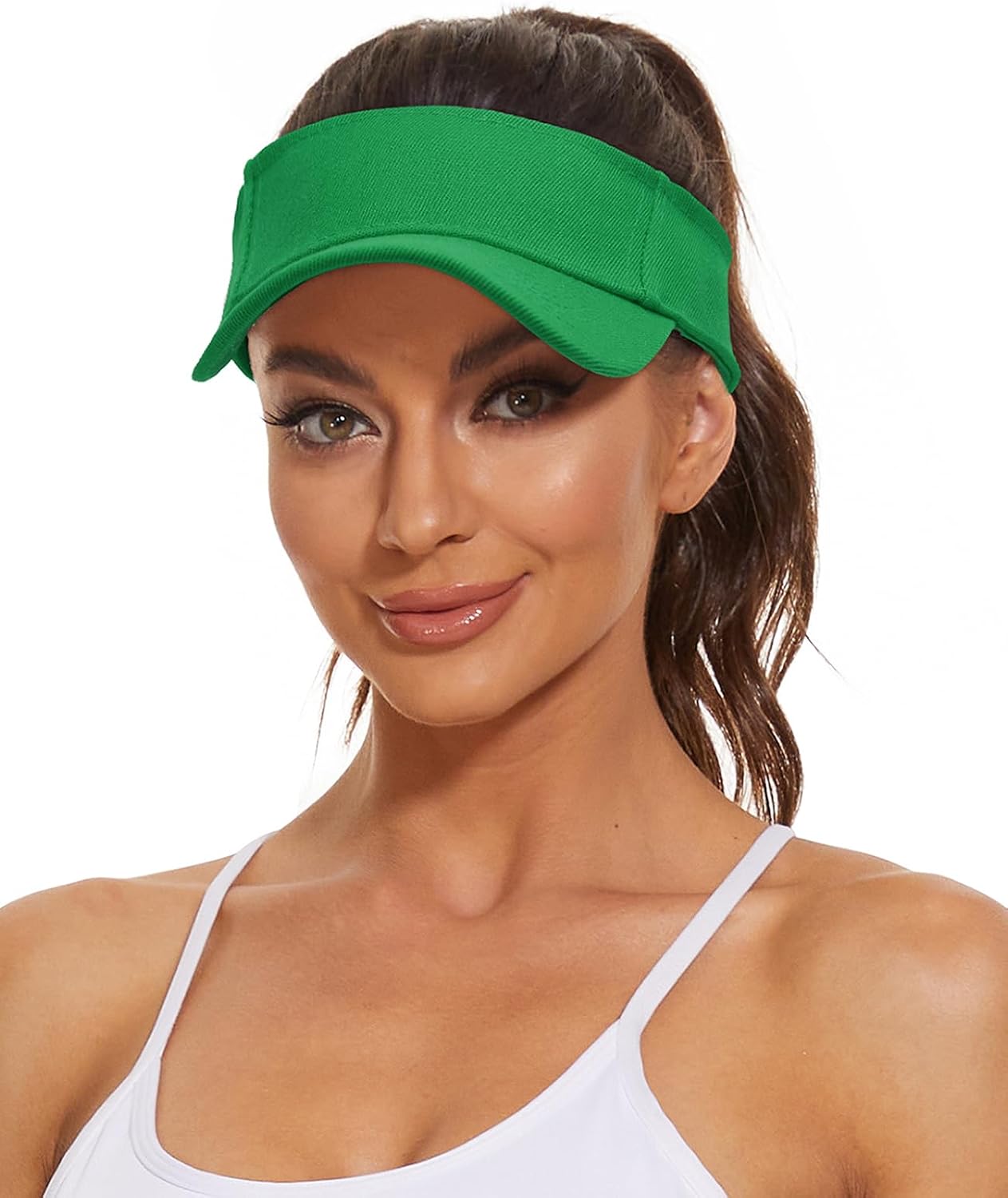 Women's Sun Protection Visor Hat | Cotton Sports Cap for Outdoor Activities