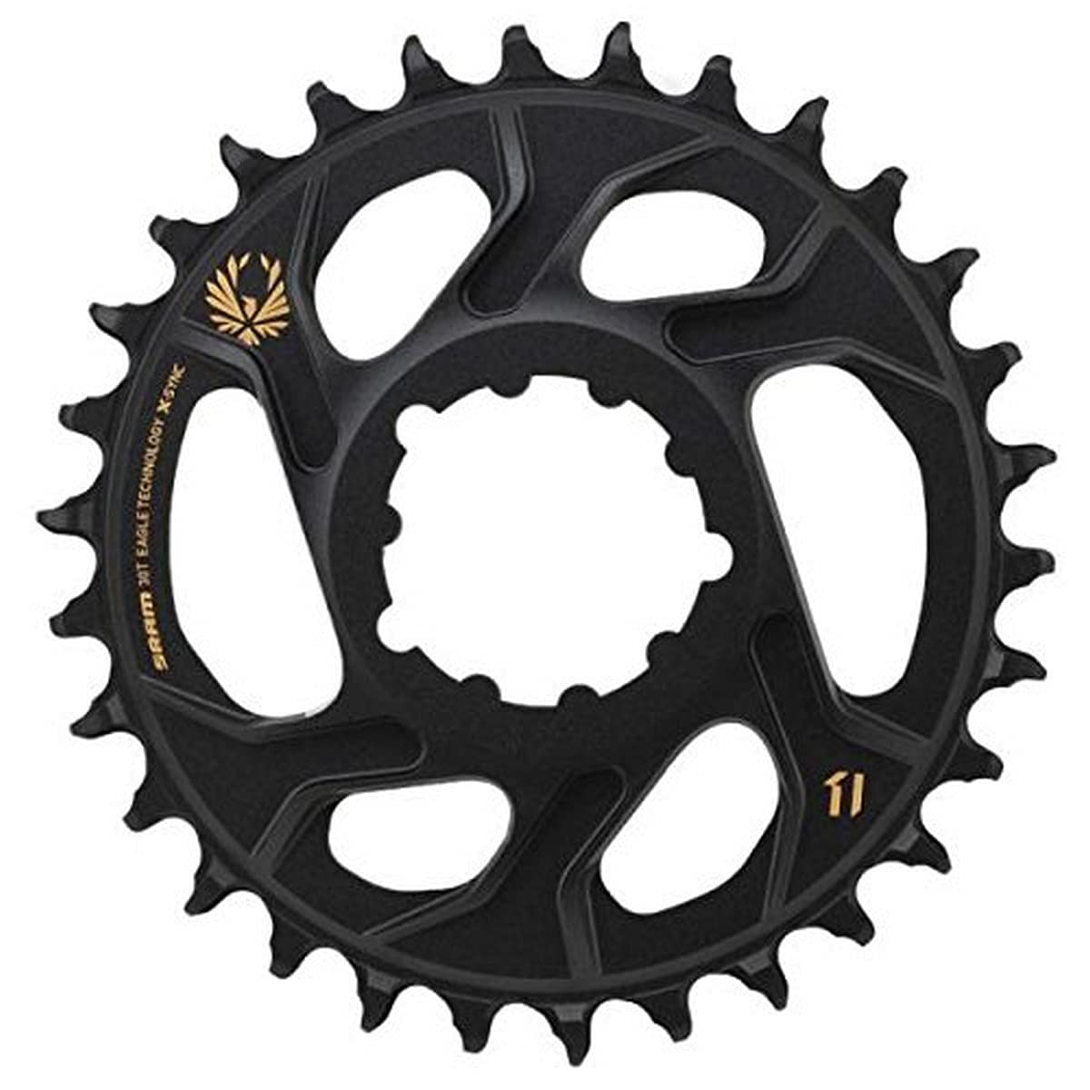 SRAM Chain Ring X-Sync 12S 32T Dm 6mm Offset, Black