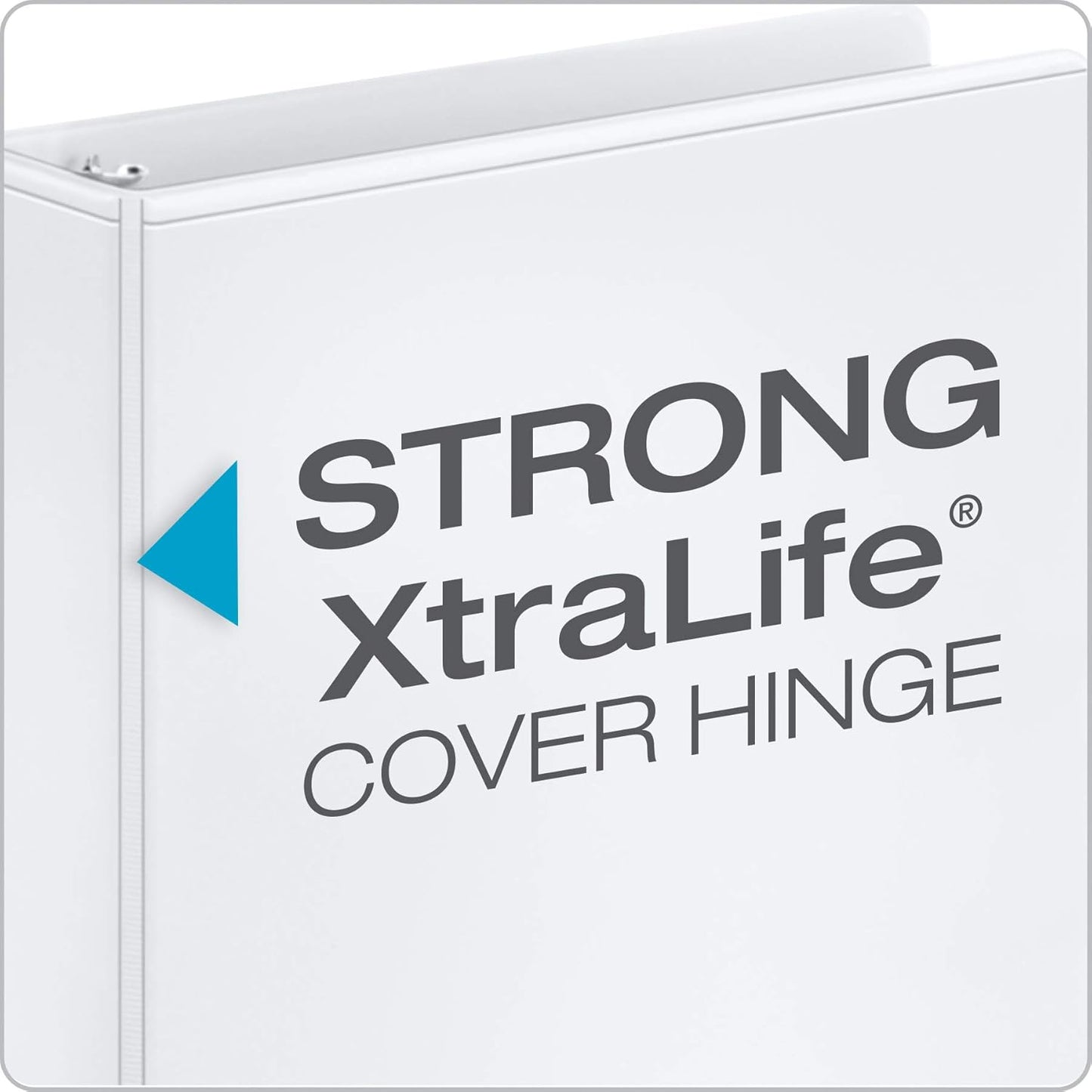 Cardinal Economy 3 Ring Binder, 1 Inch, Presentation View, Black, Holds 225 Sheets, Nonstick, PVC Free, 4 Pack of Binders (79512)