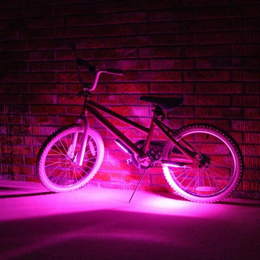 GoBrightz LED Bike Frame Light - Night Riding Underglow Light Bar with 4 Modes - Cool Bicycle Lights for Kids & Adults