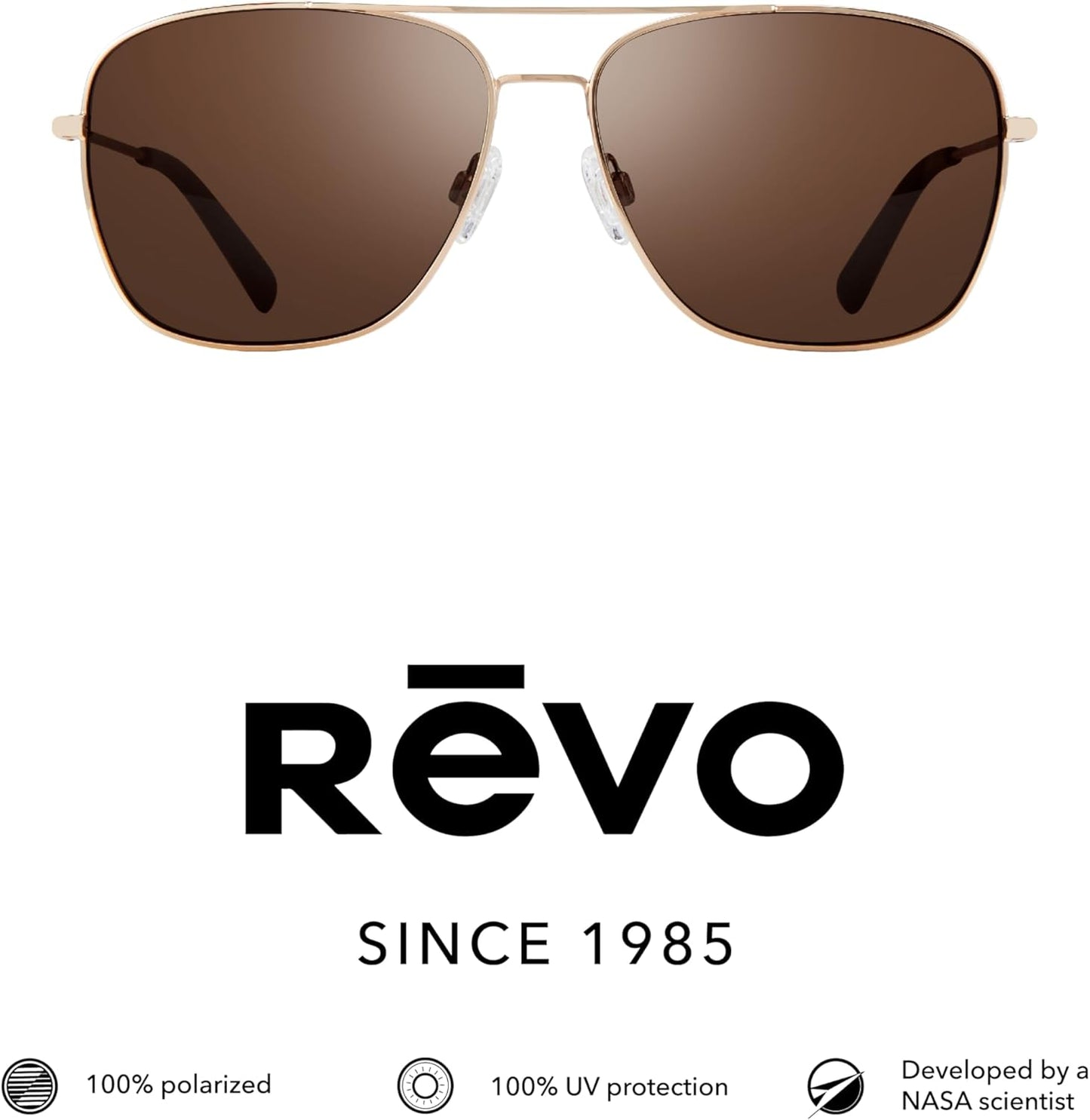 Revo Sunglasses Harbor: Polarized Lens Filters UV, Metal Navigator Frame