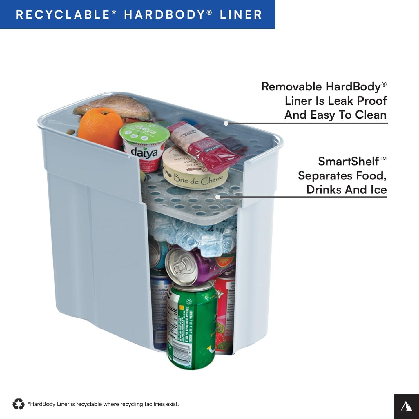 Titan by Arctic Zone 30 Can Zipperless Soft Cooler with HardBody Liner