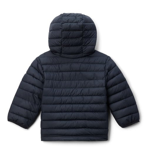 Columbia Toddler Boys Powder Lite II Hooded Jacket, Black, 4T