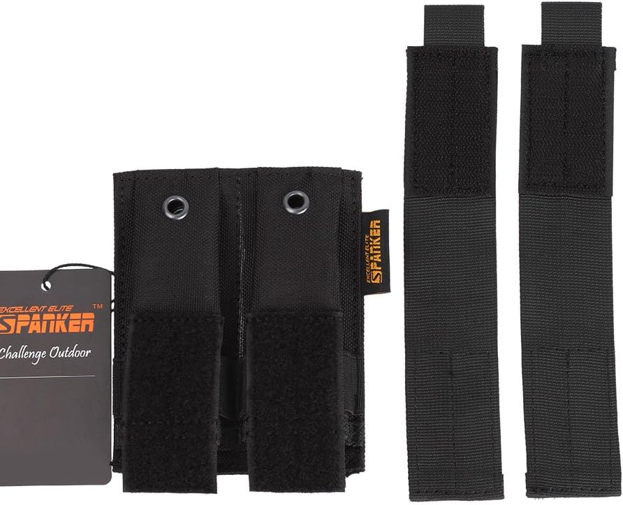 EXCELLENT ELITE SPANKER Molle Single/Double Pistol Mag Pouch Tactical Magazine Pouch Tool Organizer Holder