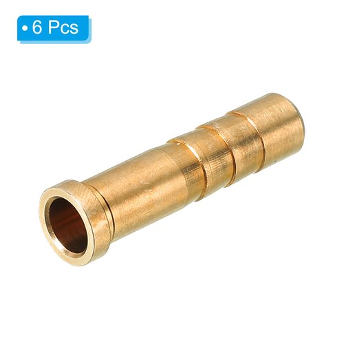PATIKIL 50 Grain Archery Arrow Brass Insert, 6 Packs Insert Screw Copper Brass Arrow for .244/6.2mm Carbon Arrows