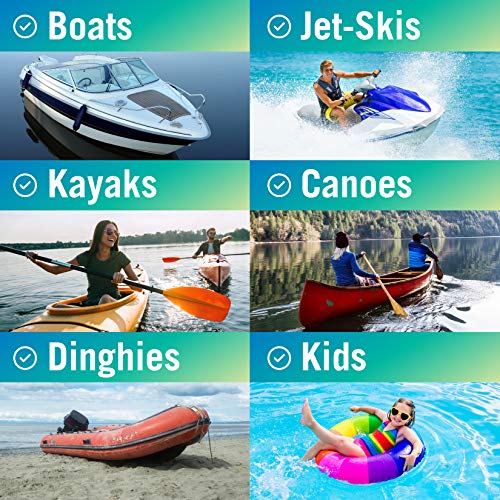 2 Pack Telescoping Plastic Collapsible Boat Paddles for Kayak, Jet Ski, Rafting