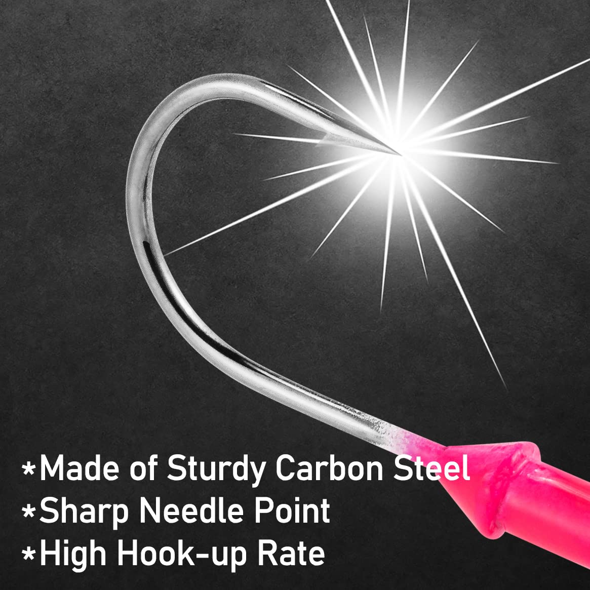 Dr.Fish 10 Pack Underspin Jigs Heads Freshwater Swimbait Ball Jig Bass Walleye Fishing Hooks Colorado Spinner Blade Flat Bottom Stand up 1/8oz