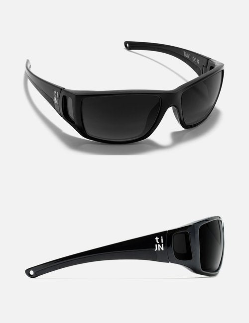 TIJN Polarized Sunglasses with UV400 Protection,Lightweight TR90 Wraparound Sports Glasses for Outdoor Activities Men Women