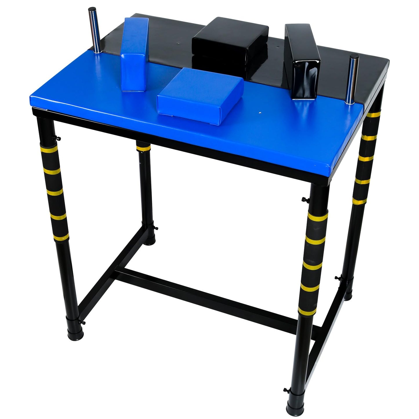 Generic Professional Table - Arm Wrestling Battle Table Forearm Strength Training with Competition Design Wrist Strength Training Support Plate - （Black Blue）, JR-0090-GE