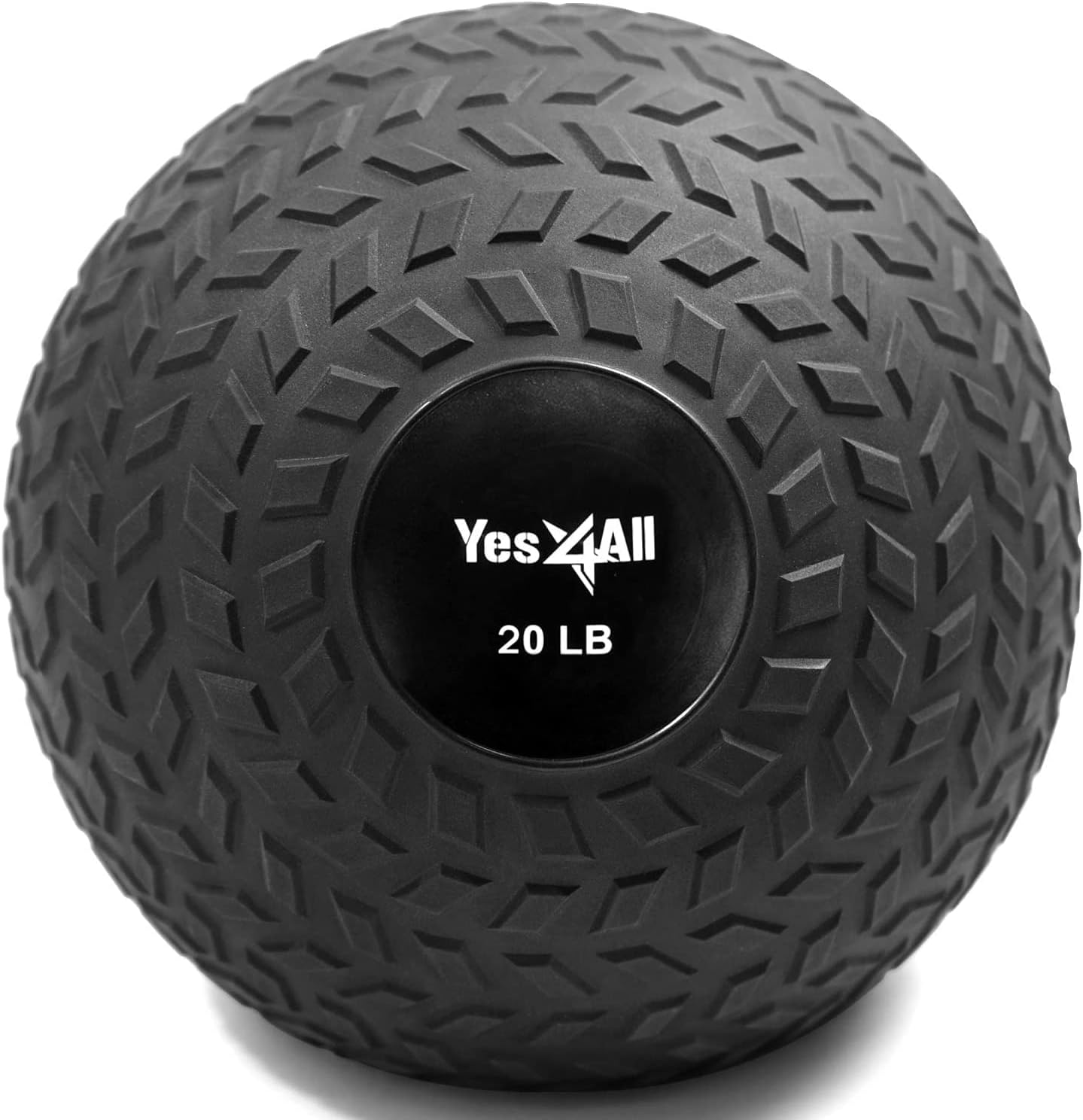 Yes4All Slam Balls, 10-40lb Weighted Ball Weight, Durable PVC Sand Filled Workout Dynamic Slam Ball for Core Strengthen