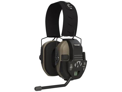 Walker's Razor Slim Low Profile Electronic Ear Muffs Flat Dark Earth with Free Walkie Talkie