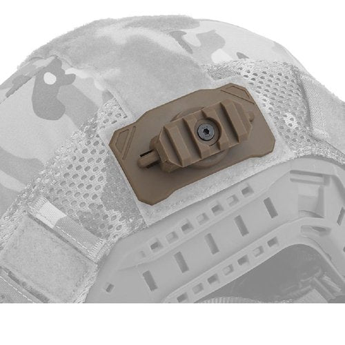 Tactical Helmet Mount for X300/X400/TLR-1/Surefire Series Lamp with 360° Rotate and Hoo&Loop Fast-Attach, Nylon Material, (Tan)