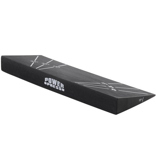 Power Press Squat Wedge Block - Squat Weight Lifting Wedges for Home Gym or Personal Trainers - Adjustable Angle Ramp Blocks for Heel Elevated Squatting Workout - Calf Raise Platform Board