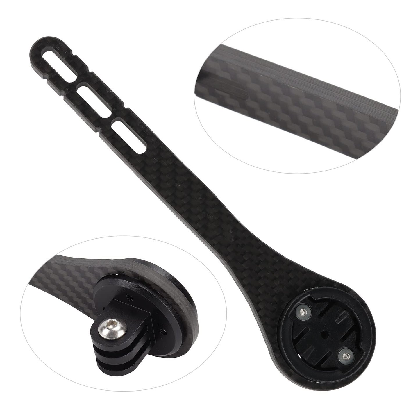 Computer Mount, Out Front Computer Mount Carbon Fiber Cycling Handlebar Extended Mount for for for