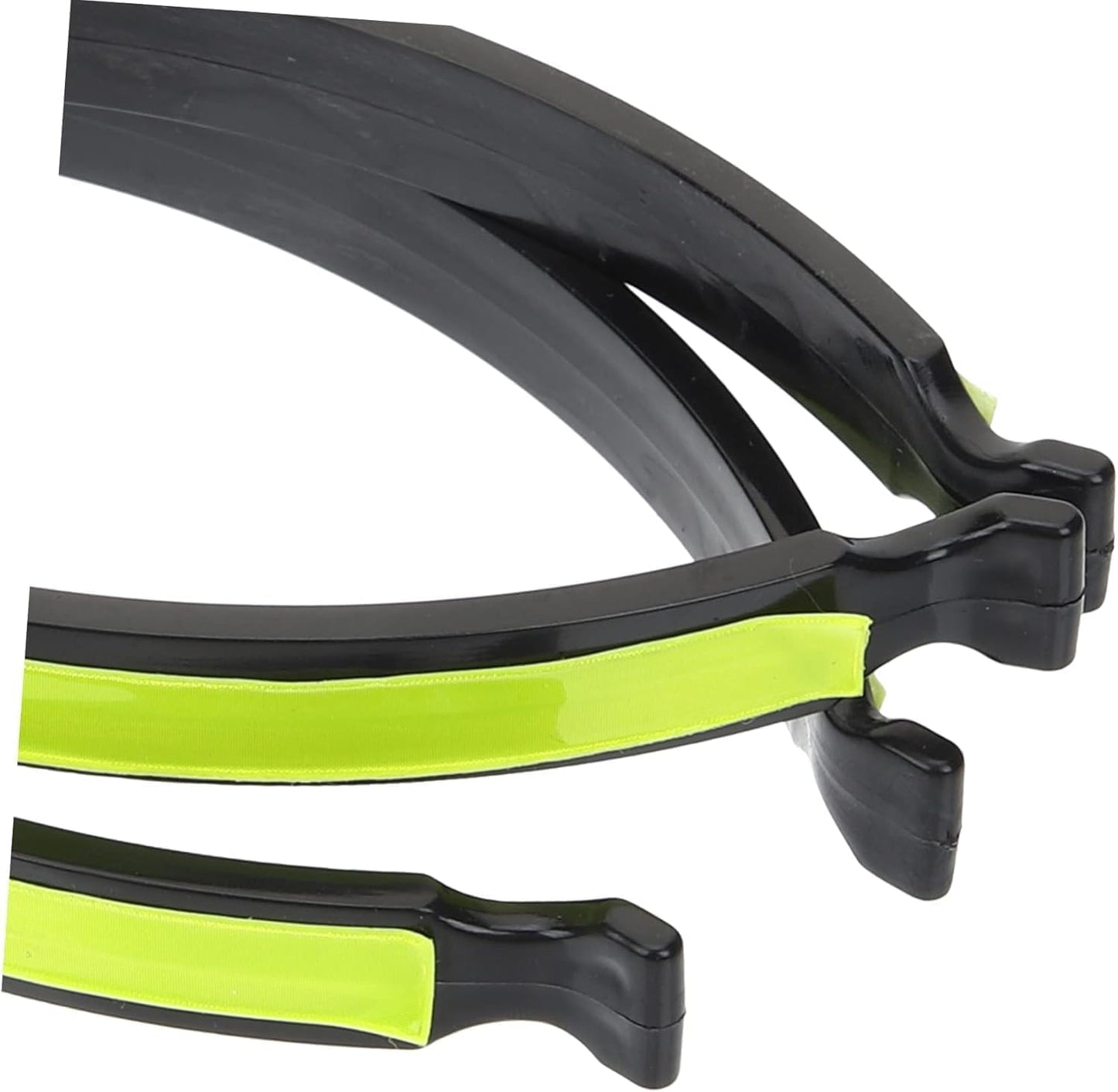 2Pcs Yellow Ankle Cuffs, Outdoor Recreation Cycling Trouser Clip Cycling Ankle, Safety Band Reflective for Bicycles Clip, Pant Leg Cuff Clip Bikes Cycling Equipment Trouser Wrap Clip Reflective Gear