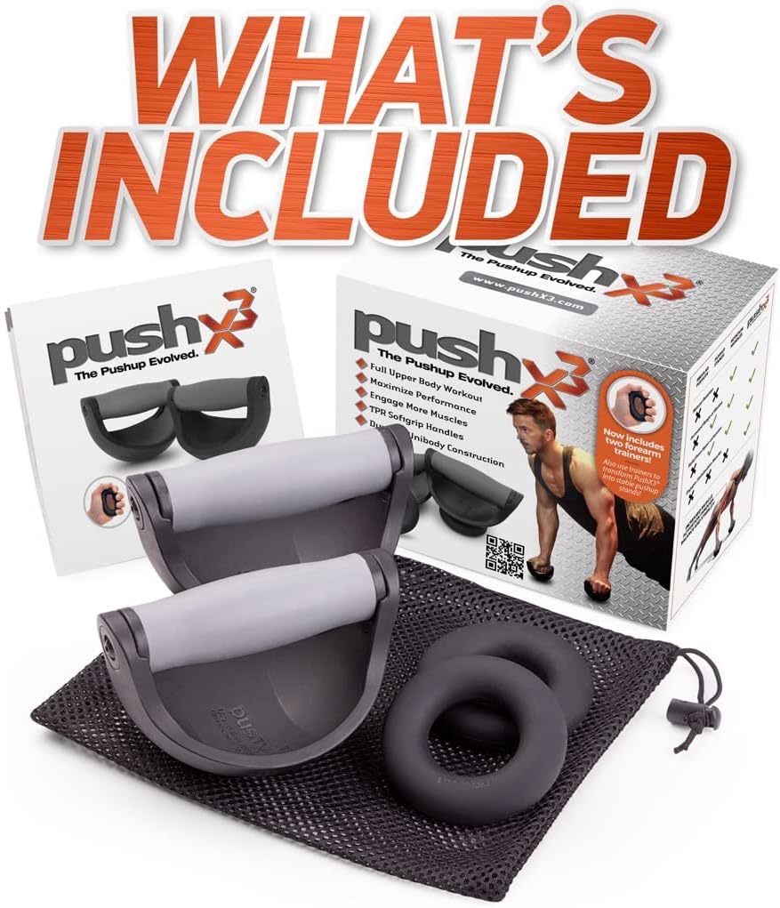 Push Up Bars for Home Gym - Durable Fitness Equipment & Grip Strength Trainer