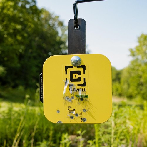 Caldwell AR500 1/4" Rimfire/Handgun Steel Target with Durable Steel Construction for Target Practice, Shooting, Shooting Sports