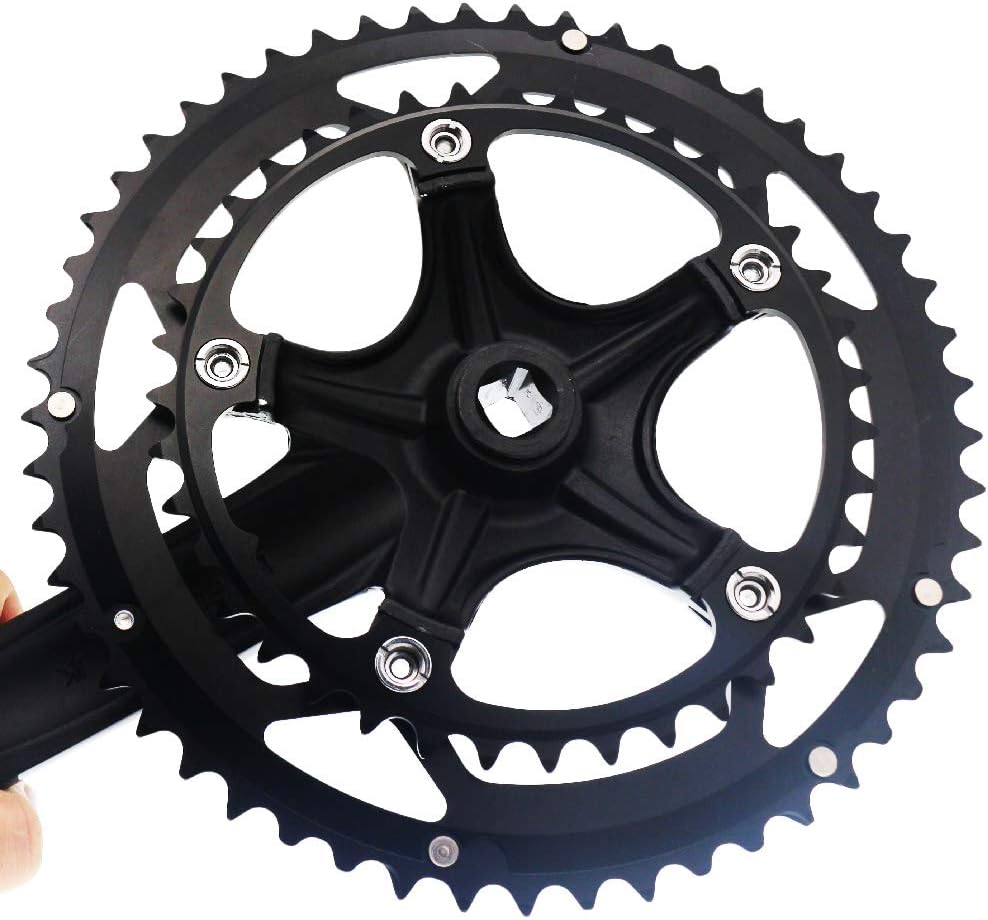 48T Single Speed Road Bike Track Fixie Crankset 170mm 130BCD 5 Armcrank