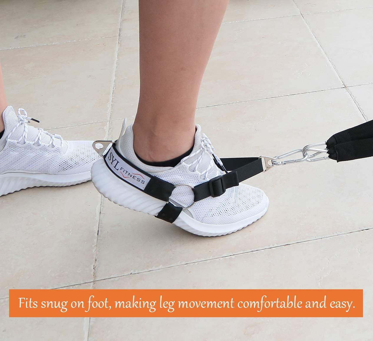 Glute Workout Kickback Strap – Booty Building and Workout Trainer – Home and Gym Leg Resistance Booty Bands for Cable Machines