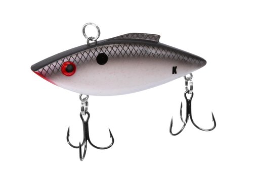 Bill Lewis Lifelike Knock-N Trap 1/2 OZ. Lipless Crankbait Fishing Wobble Lure with Mustad Triple Grip Hooks, Silverado