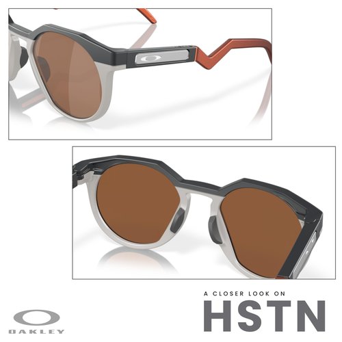 Oakley oo9242 924206 52mm matte carbon/prizm tungsten round sunglasses for men + Bundle Accessory Leash Kit, Microfiber Pouch