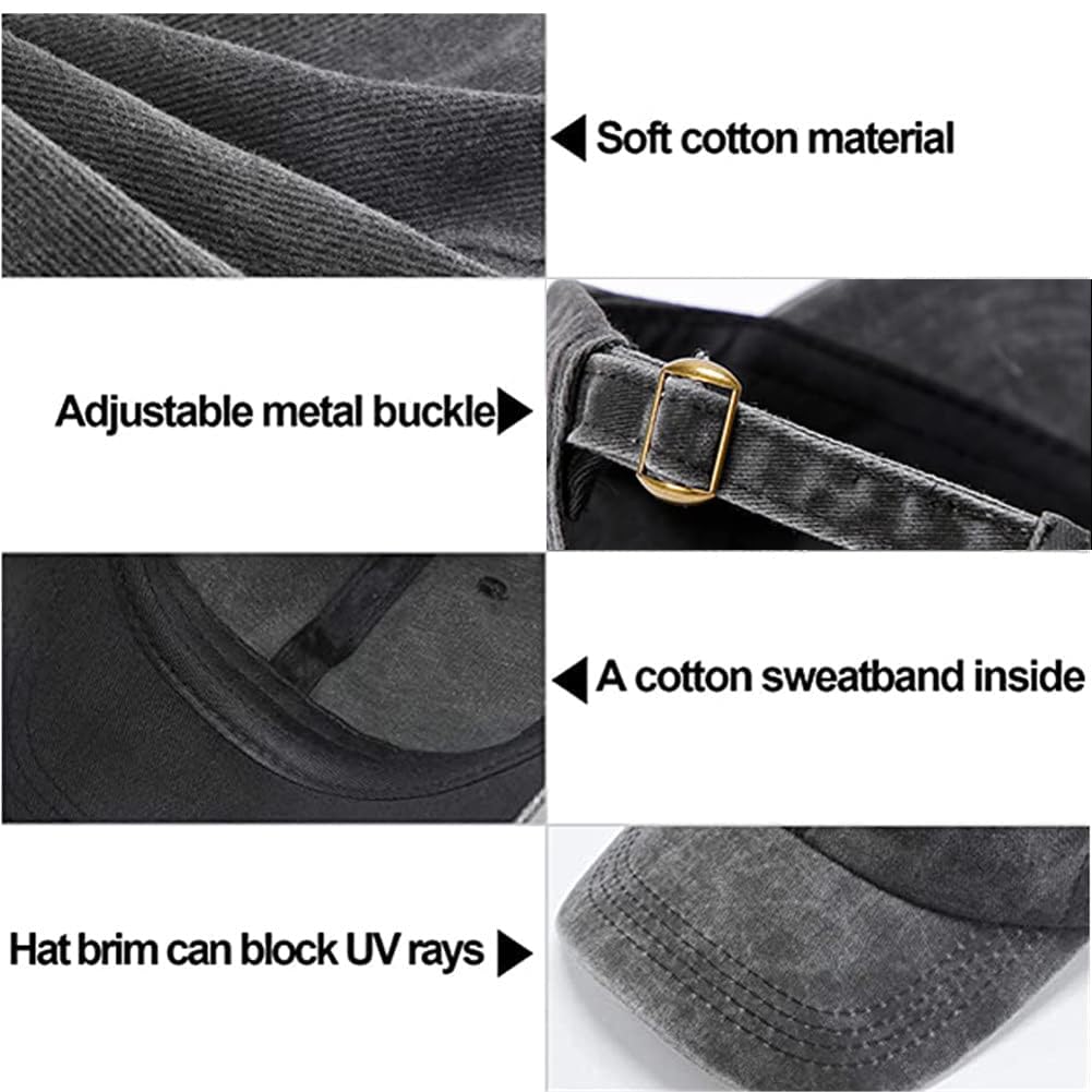 Fox Fashion Embroidered Hat for Men Women Cotton Dad Hat Baseball Cap Adjustable Unisex