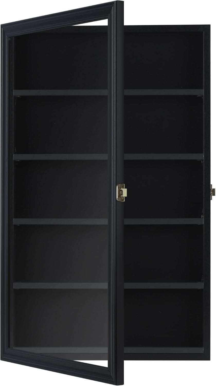 20 Hockey Puck Display Case Cabinet Holder Wall Rack Shadow Box 98% UV Protection, CC01