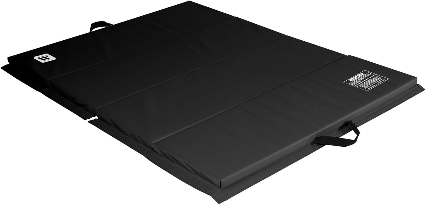 We Sell Mats - 4 ft x 6 ft x 2 - Personal Fitness & Exercise Mat for Home Workout - Lightweight and Folds for Carrying – All Purpose Gym Mat – Thick Mat for Yoga, Pilates, Stretches, Floor Exercises