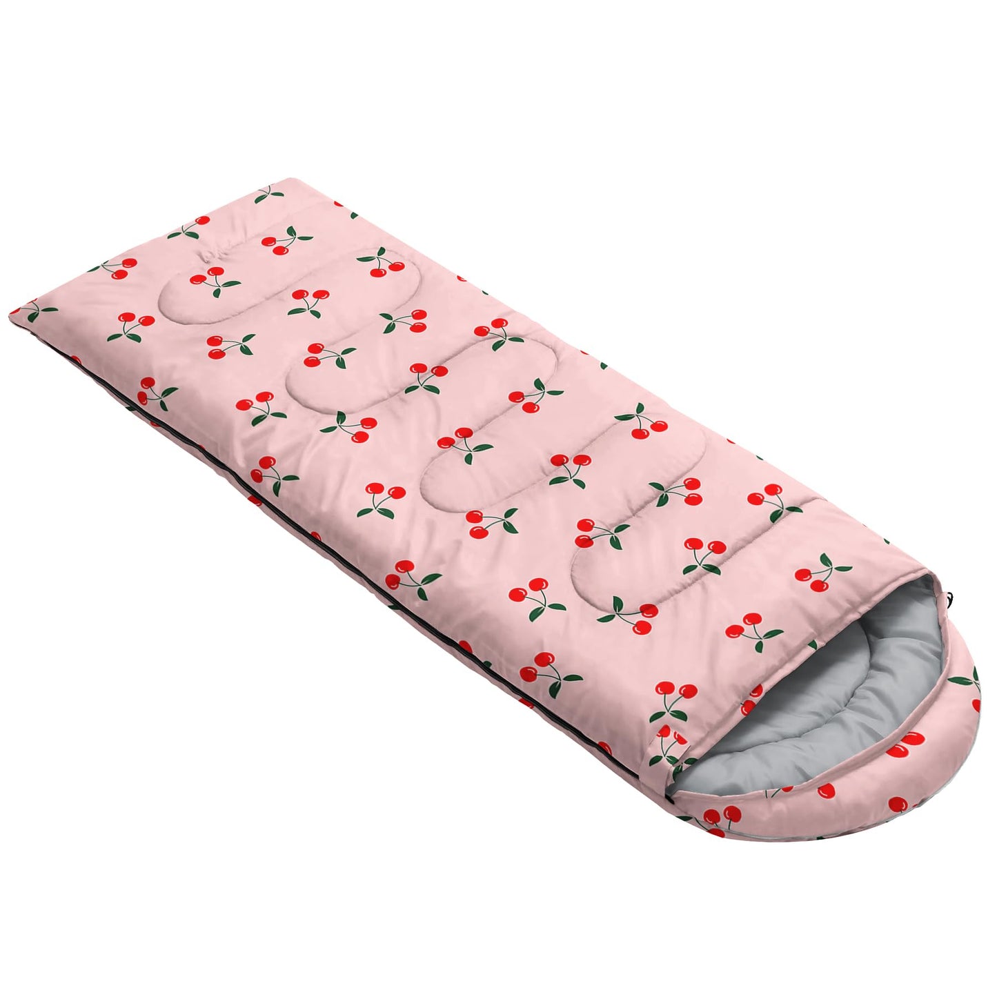 AILONEN 3 Season Sleeping Bag - Warm and Cold Weather, Lightweight & Waterproof for Backpacking, Outdoor Travel, Camping, Hiking - Soft With Compact Carrying Bag for Boys, Girls, Adults