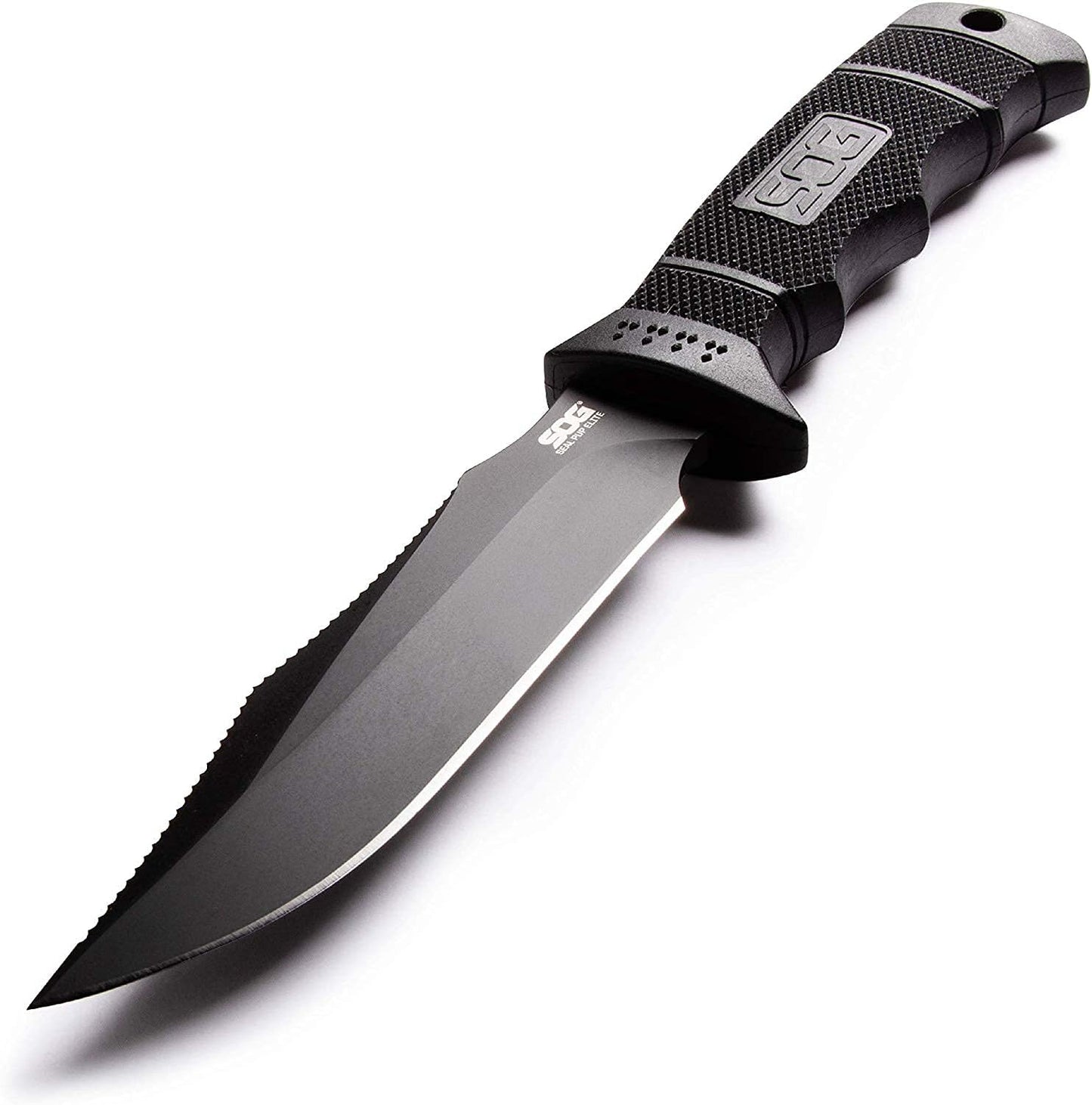 SOG Seal Pup Elite Tactical Fixed Blade- Survival and Hunting Knife with Sheath, 4.75 Inch Combat Knife Blade (E37T-K)