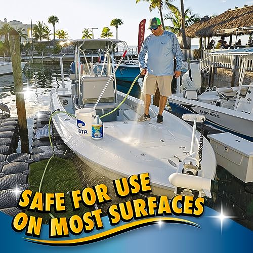 128 Fl Oz Deck Cleaner - Non-Skid & Flat Surfaces, Eco-Friendly, EPA Safer Certified