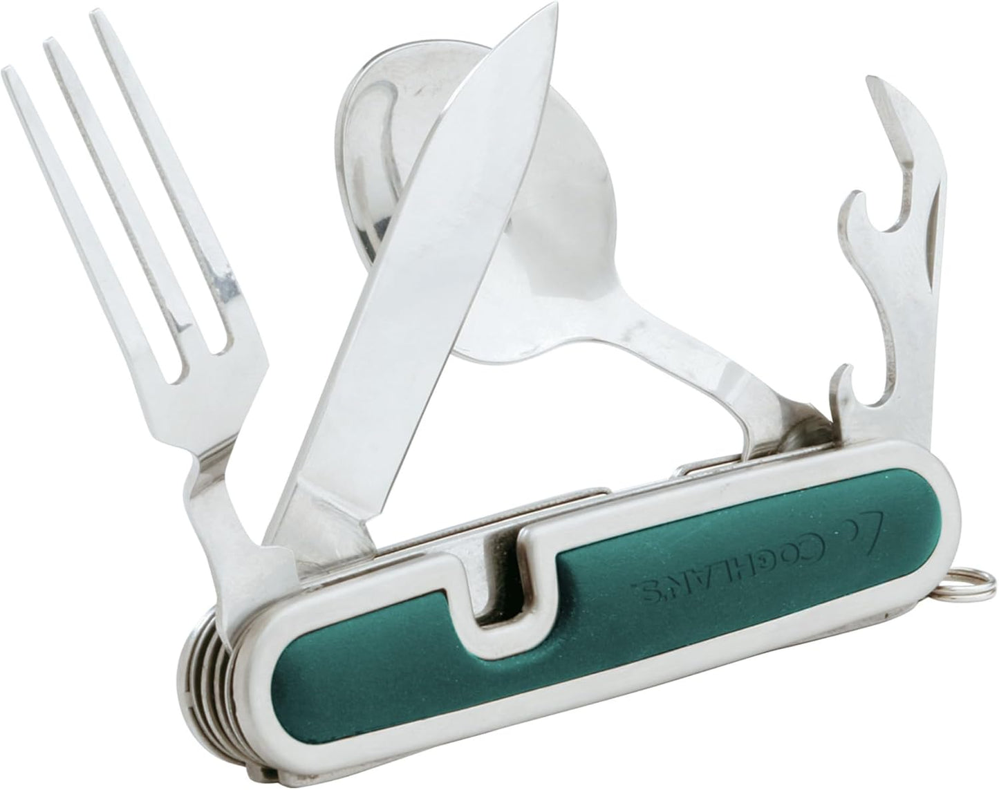 Coghlan's Folding Cutlery Set – Lightweight Stainless Steel Knife, Fork, and Spoon for Camping, Backpacking, Travel, and Outdoor Dining – Compact and Portable Utensils