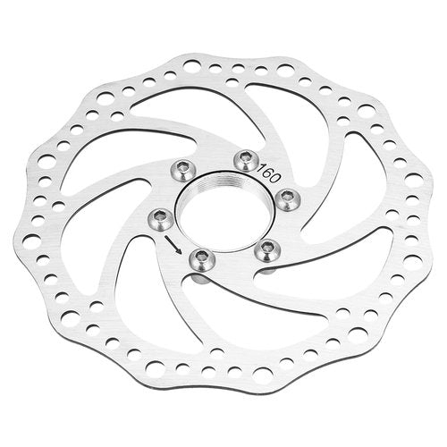 Ymiko 160 mm disc Brake Rotor 48mm Freewheel Threaded hubs Disk Flange and Spare Parts 160mm 6 Bolt Floating Brakes Alloy 31.8 for rt26