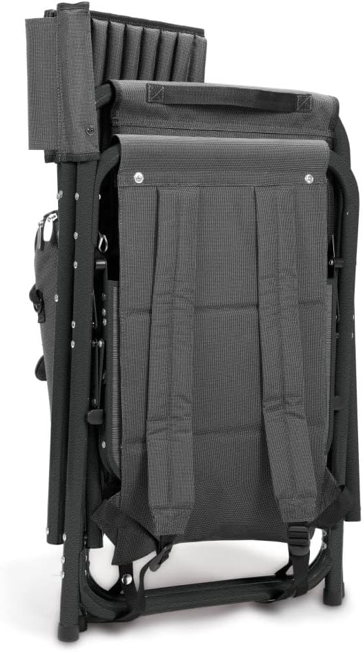 PICNIC TIME NCAA Oregon State Beavers Fusion Camping Chair with Side Table and Soft Cooler - Beach Chair for Adults - Lawn Chair