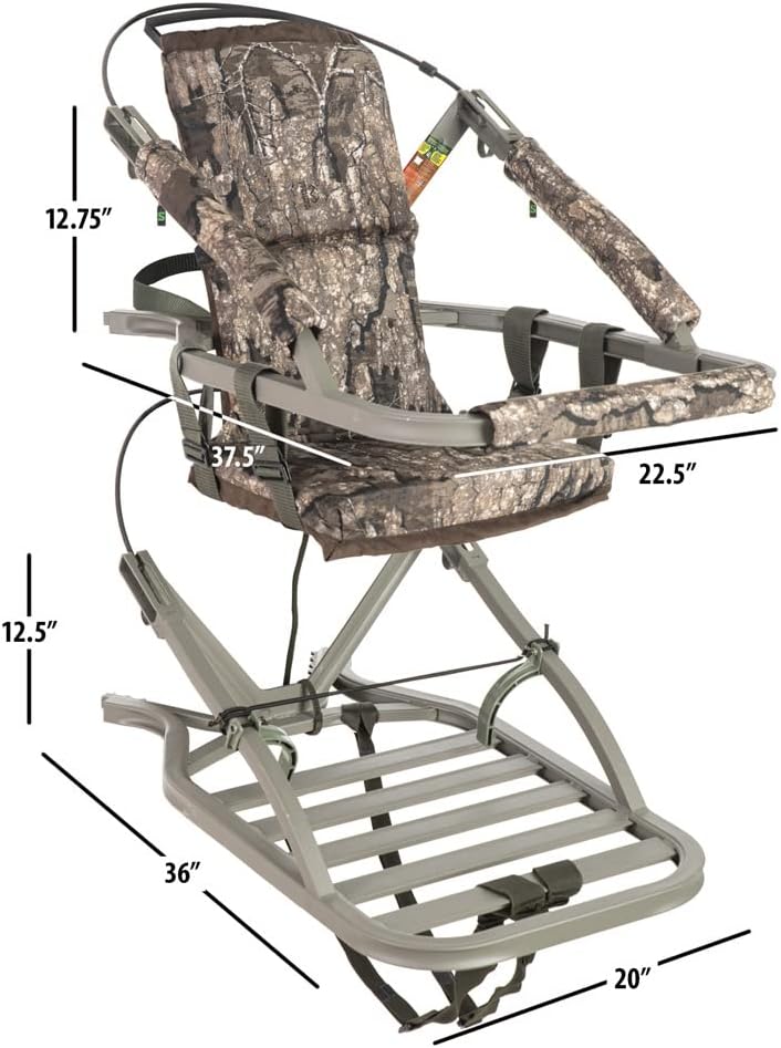 Viper SD Climbing Treestand by Summit Treestands - Lightweight Camo Design
