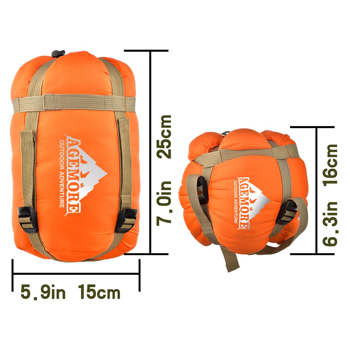 AGEMORE Ultralight Warm Weather Envelope Sleeping Bag, Lightweight Waterproof Compact Sleeping Bag, for Spring Summer & Fall, 75’’L X 30’’W Fit for Kids Teens Or Adults Outdoor Camping & Backpacking