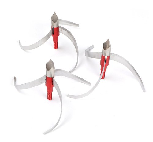 KTGCOZS Pack of 6 Hunting Broadhead 100 Grain Archery Arrow Broadhead Archery Arrow